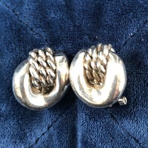 Sterling Silver Earrings----Vintage